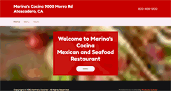 Desktop Screenshot of marinascocina.com