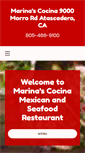 Mobile Screenshot of marinascocina.com